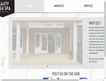 Tablet Screenshot of beautyrushspa.com